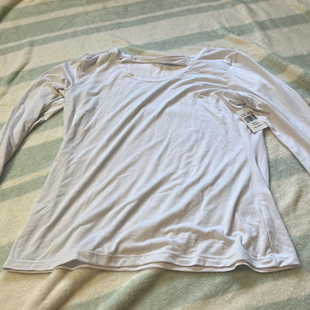NWT white BCG plain long sleeved shirt
